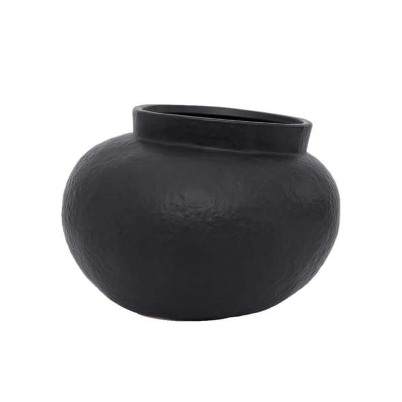 Urban Nature Culture Ceramic Black Calm Vase